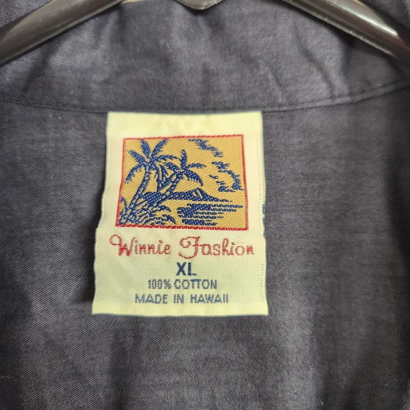 Winnie Fashion Hawaii Cotton Hawaiian Button Down XL - Picture 3 of 5
